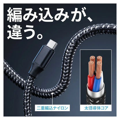 YUMIN Link™｜Type-C マグネット式 着脱充電ケーブル